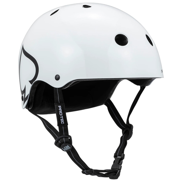 Pro Tec Low Pro Certified Gloss White Xl/xxl - Skateboard Helmet