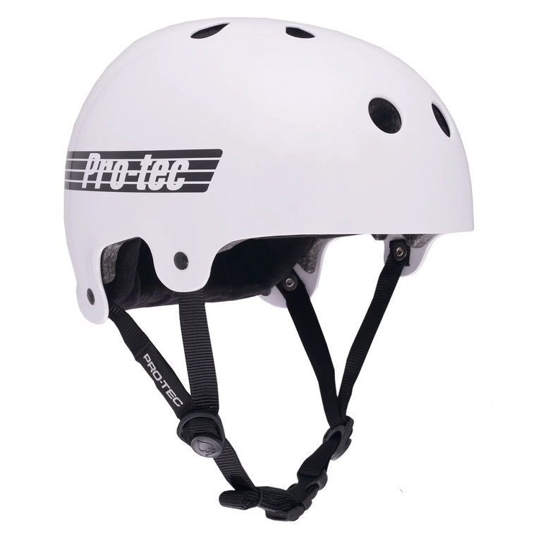 Pro Tec Old School Certified Gloss White Xl - Skateboard Helmet