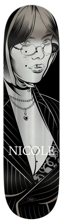 Real Nicole Crush Ltd Twin Nose Deck 8.50 - Skateboard Deck