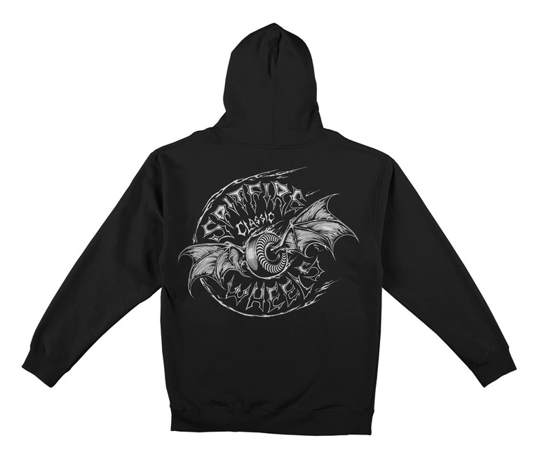 Spitfire Batwing Classic Black/white Hd/swt M - Skate Hoodie Sweatshirt