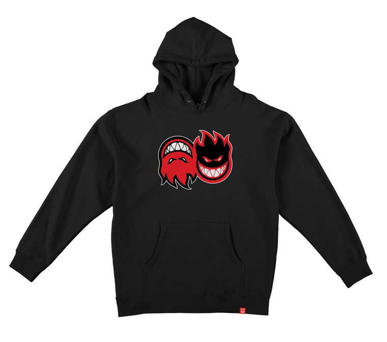 Spitfire Eternal Fill Black/red/white Hd/swt L - Skate Hoodie Sweatshirt