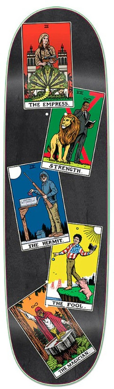Strangelove Team Tarot Shaped Deck 8.87 - Skateboard Deck