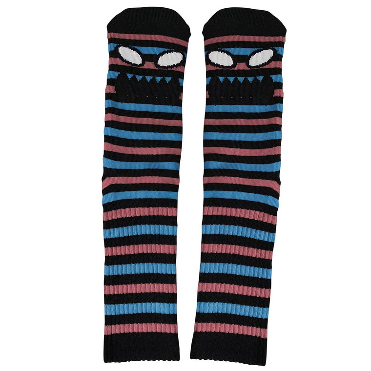 Toy Machine Monster Face Mini Stripes Socks Blue