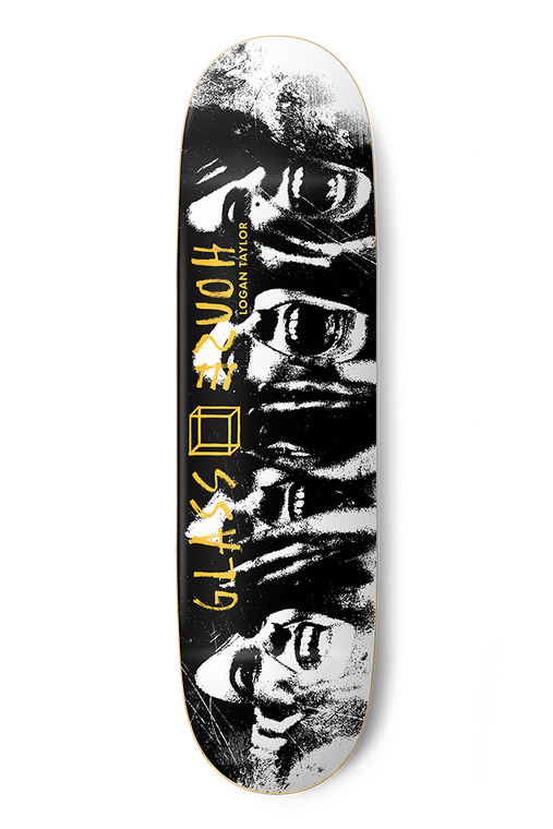 Glass House Logan Taylor Possessed White Deck 8.5 - Skateboard Deck