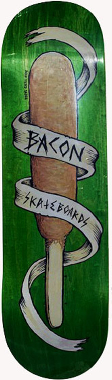 Bacon Team Deep Fried Death Deck 8.60 - Skateboard Deck