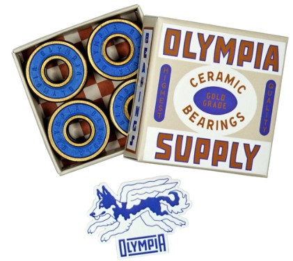 Olympia Gold Grade Bearings Single Set - Skateboard Bearings
