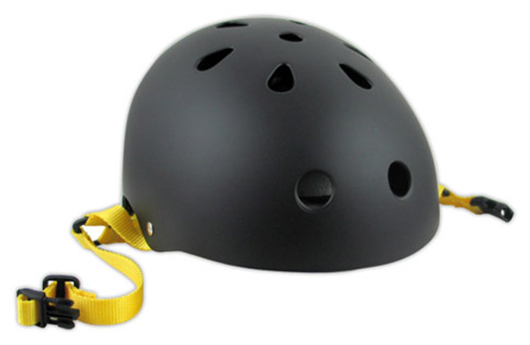 Industrial Helmet Flat Black L - Skateboard Helmet