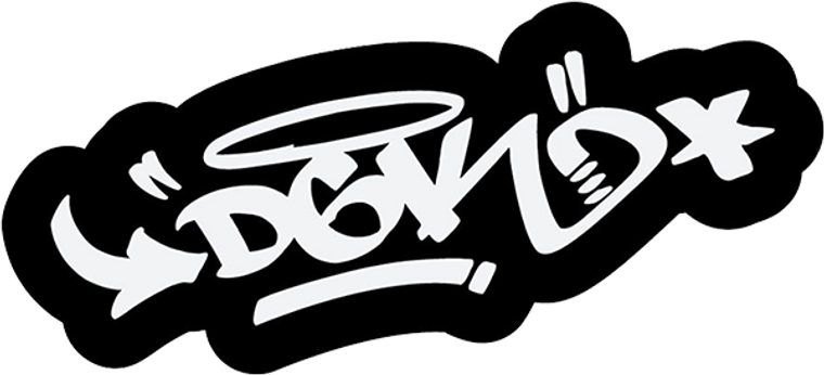 Dgk - Tagged Sticker White/black Single