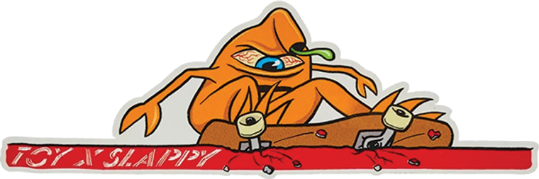 Slappy - Toy Machine Decal Single Orange