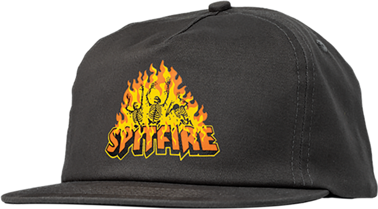 Spitfire - Hellfire Hat Adj-charcoal - Skateboard Hat