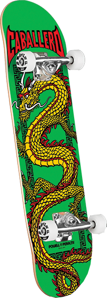 Powell Peralta - Cab Chinese Dragon Comp-7.5 Green - Complete Skateboard