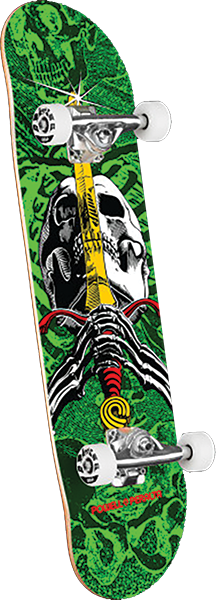 Powell Peralta - Skull & Sword Comp-8.0 Green - Complete Skateboard