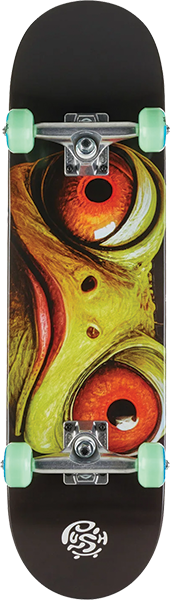 Push - Gecko Eyes Complete-7.5 Green - Complete Skateboard