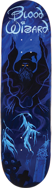 Blood Wizard - Knight On Beard Mtn Deck-9.0 - Skateboard Deck