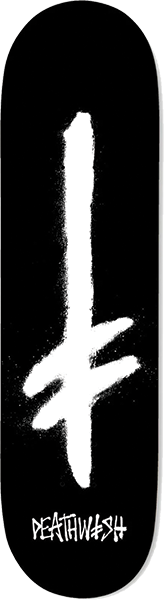Deathwish - Gang Spray Deck-8.25 Blk/wht - Skateboard Deck