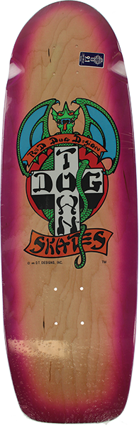 Dogtown - Red Dog 70s Rider Deck-9.3x30.37 Nat/trans.pur - Skateboard Deck