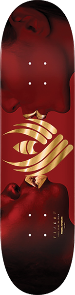 Powell Peralta - Kiss Deck-8.75 Burgundy/gold Foil Flight - Skateboard Deck