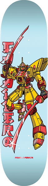 Powell Peralta - Cab Gundam Deck-8.5 Lt.blu/red Foil - Skateboard Deck