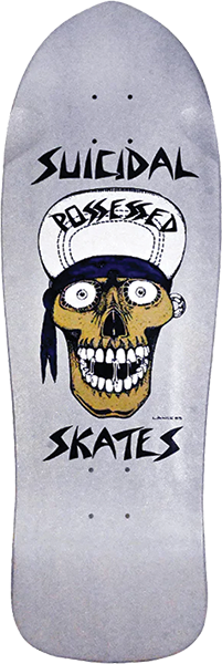 Suicidal Skates - Punk Skull 80s Dk-10.12x30.82 Sil Flake - Skateboard Deck