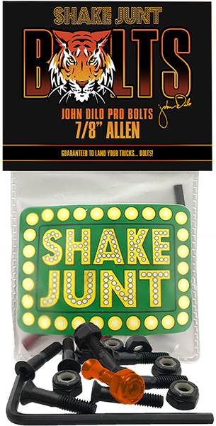 Shake Junt - Dilo 7/8" Allen Blk/orange 1set - Skateboard Hardware