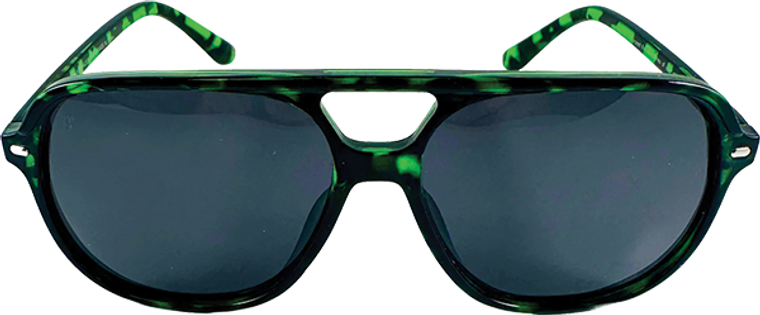 Happy Hour - Hr Dukes Grn Polarized Evan Smith Sunglasses