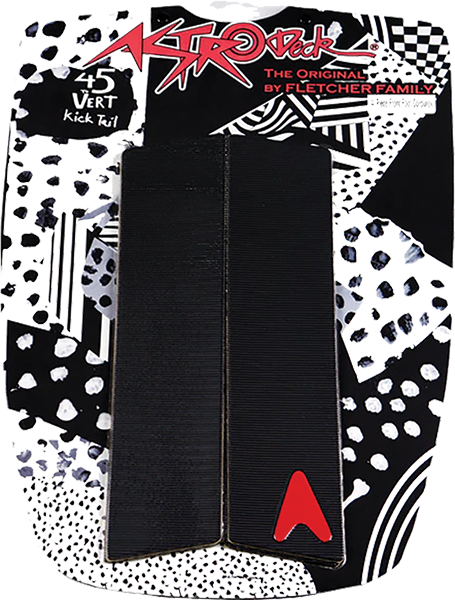 Astrodeck - 411 Four Pc Front Foot Black - Surfboard Traction