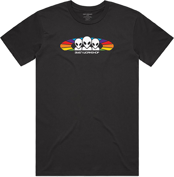 Alien Workshop - Spectrum Ss L-black - Skateboard Tshirt
