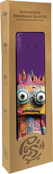 Push - Big Rag Doll (in-complete)-7.5 Purple - Complete Skateboard