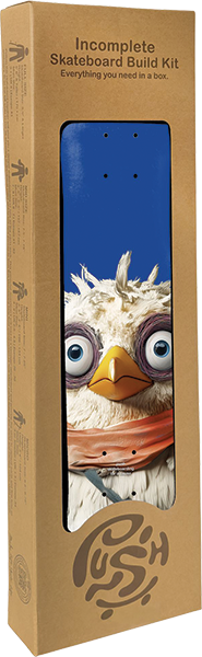 Push - Chicken (in-complete)-8.25 Blue - Complete Skateboard