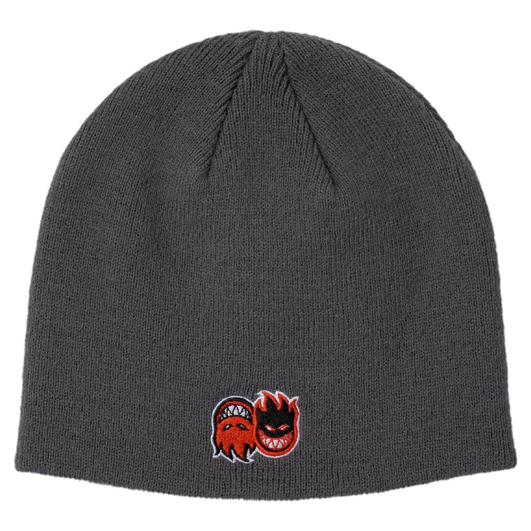 Spitfire Eternal Fill Skully Beanie Charcoal - Skateboard Beanie