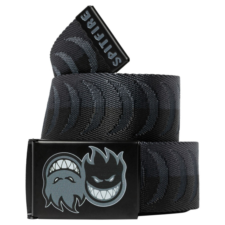 Spitfire Eternal Crescent Jacquard Belt Charcoal/black