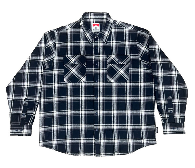 Deathwish Classic Flannel Black/white M