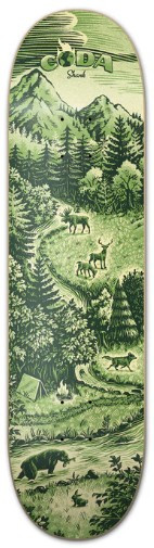 Coda Caleb Shank Land Series Deck 8.50 - Skateboard Deck