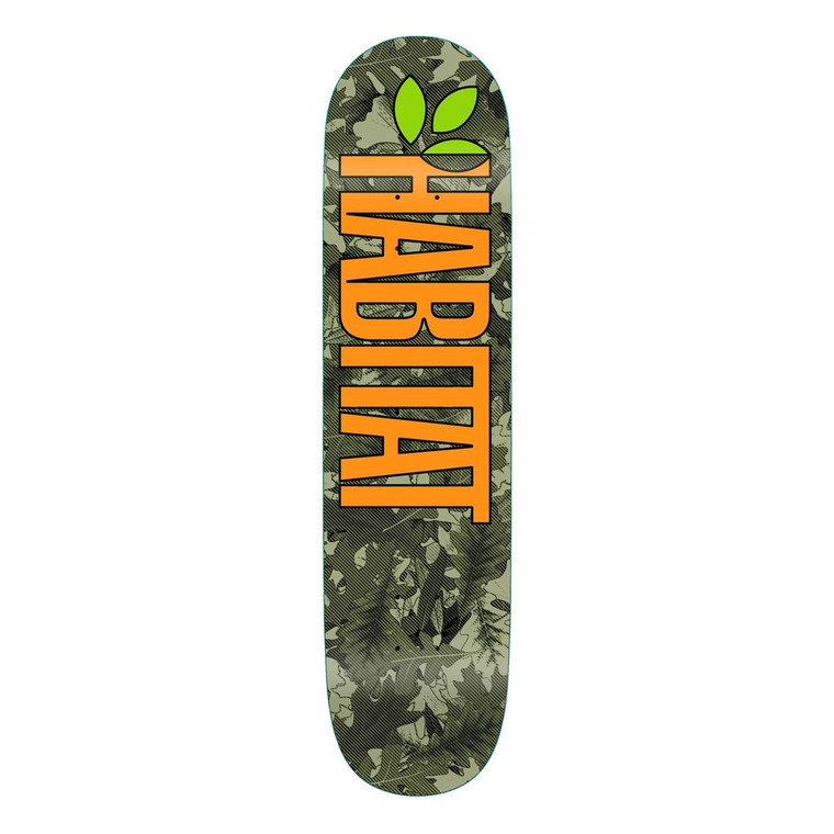 Habitat Team Oak Gamma Green Deck 8.25 - Skateboard Deck