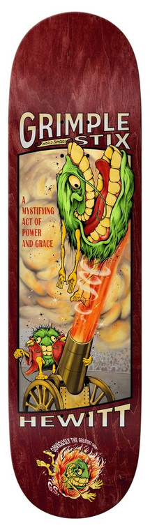 Anti-hero Hewitt Grimple Stix Obvious Greats Deck 8.38 - Skateboard Deck