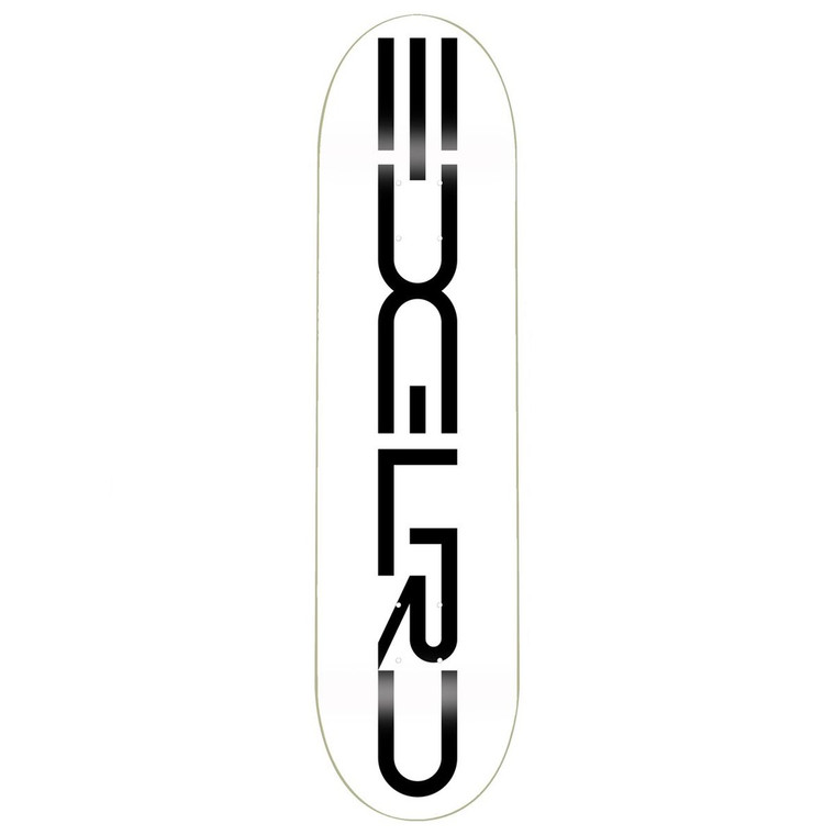 Edglrd Team Tech Script White/black Deck 8.25 - Skateboard Deck