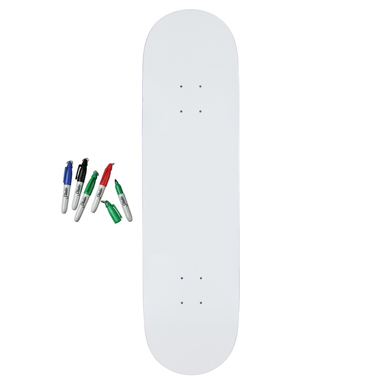 Studio Team The White Board Deck 8.5 - Skateboard Deck