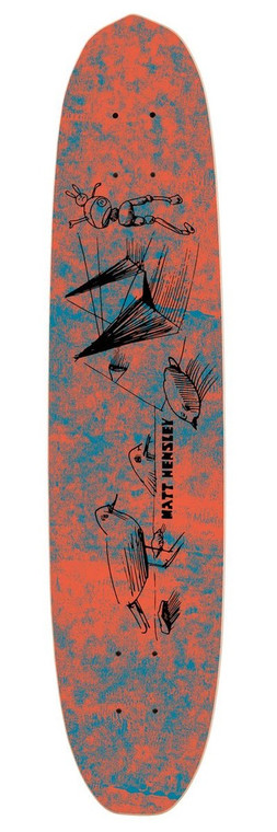 The Heated Wheel Matt Hensley Polarizer Deck 6.00 X 27.50 - Skateboard Deck