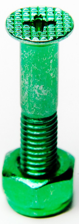 Screw City Gems Emerald Phillips 1" - Skateboard Hardware