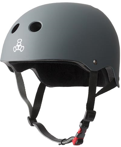 Triple 8 Helmet Certified Sweatsaver Carbon Matte Xs/s - Skateboard Helmet