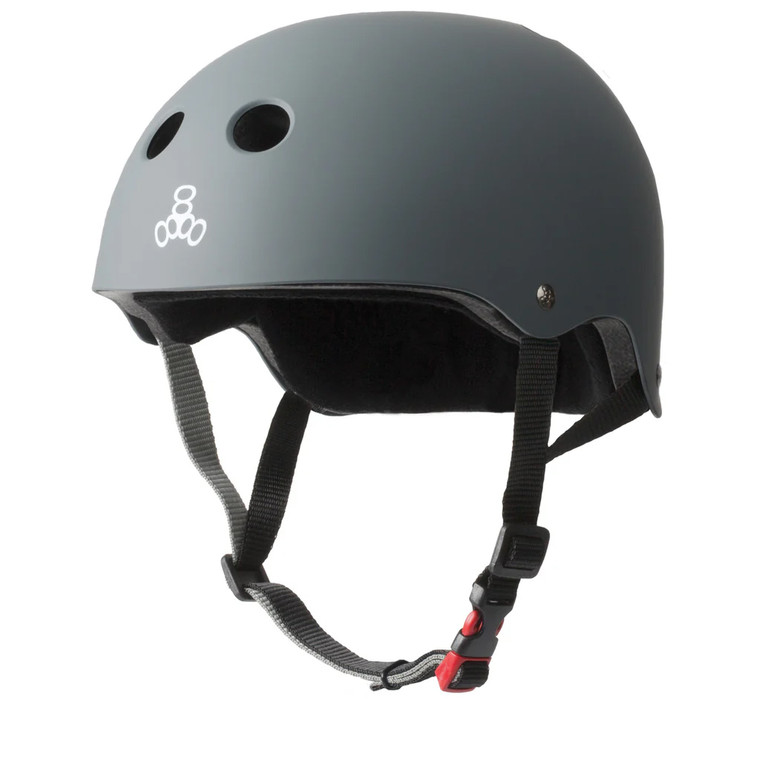 Triple 8 Helmet Certified Sweatsaver Carbon Matte Xl/xxl - Skateboard Helmet
