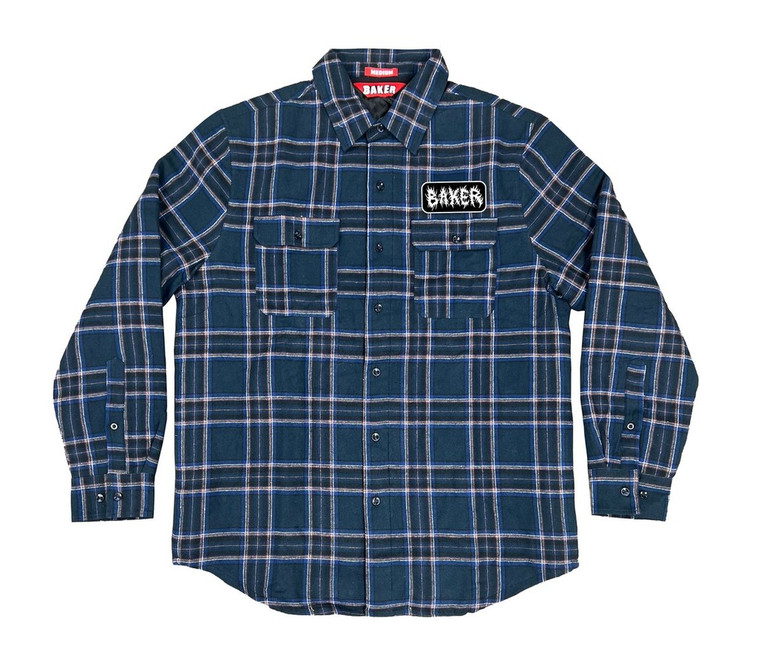 Baker Crust Flannel Jacket Blue Xl