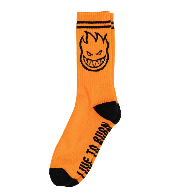 Spitfire Bighead Socks Orange/black - Skateboard Socks