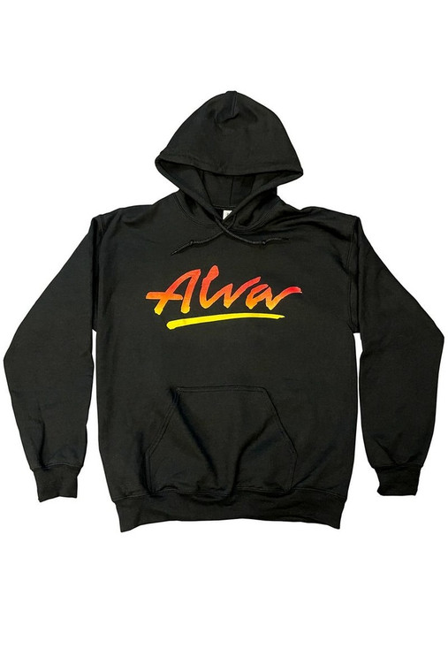 Alva Og Logo Flame Fade Black Hd/swt L - Skateboard Sweatshirt