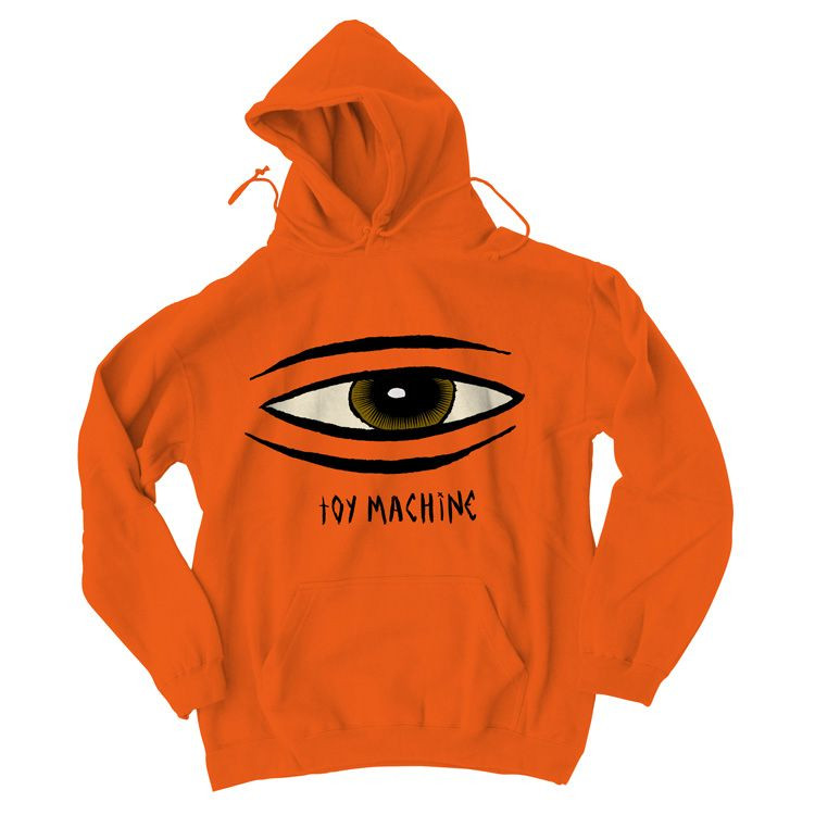 Toy Machine Sect Eye Orange Hd/swt Xl - Skateboard Sweatshirt
