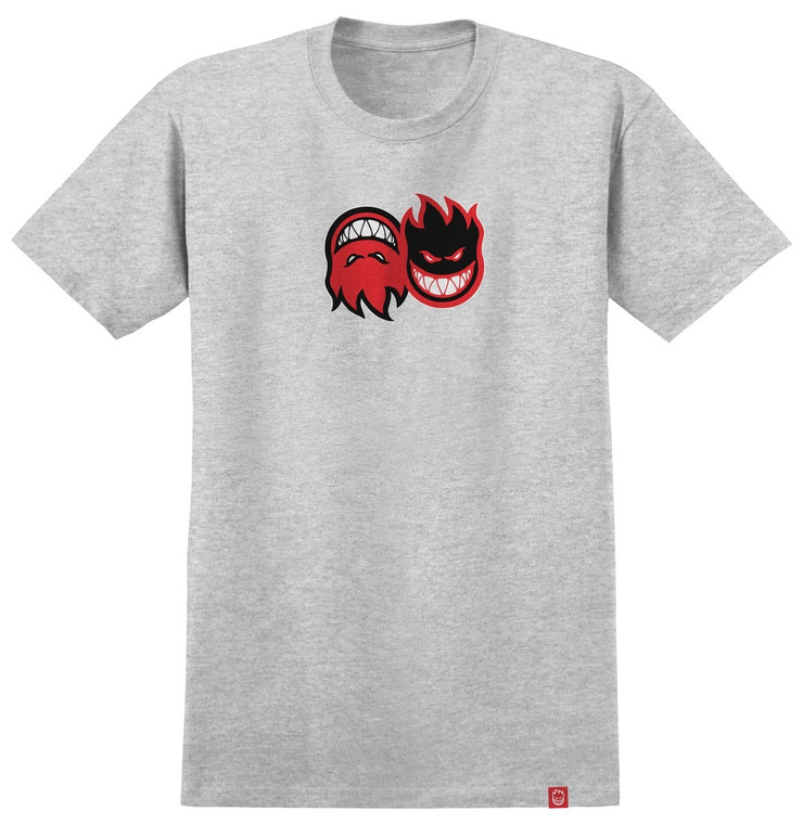 Spitfire Eternal Fill Heather Grey Ss Xl - Skateboard Tshirt