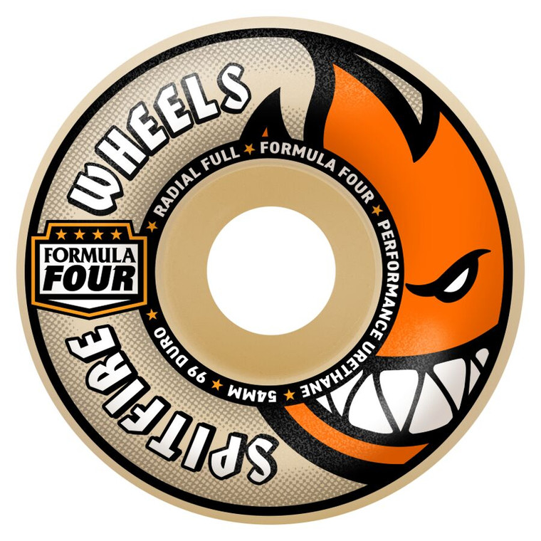 Spitfire Formula Four Radial Full 60mm 99d (set Of 4) - Skateboard Wheels
