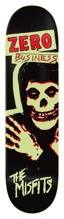 Zero Misfits Zero Business Glow Deck 8.25 - Skateboard Deck