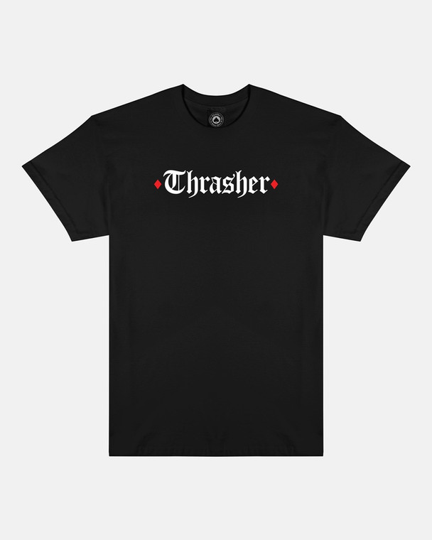 Thrasher X Spitfire The End Oath Ss Black L - Skateboard Tshirt
