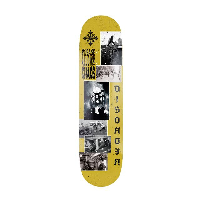 Disorder Team Patc Deck 8.12 - Skateboard Deck